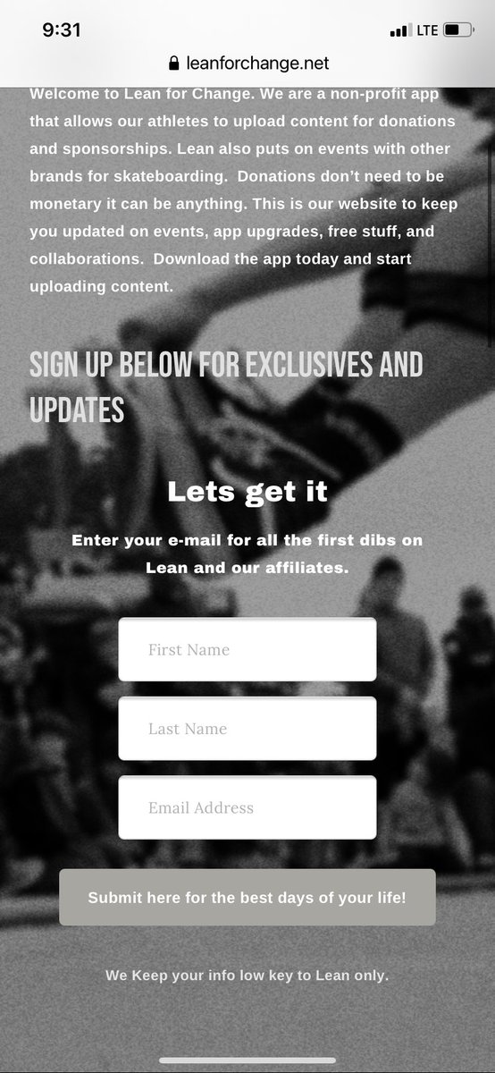 Lean_app_'s tweet photo. Sign up for lean updates via our website. Lean has exclusives and private content for #member #leanapp https://t.co/Zvn0xeWwHp