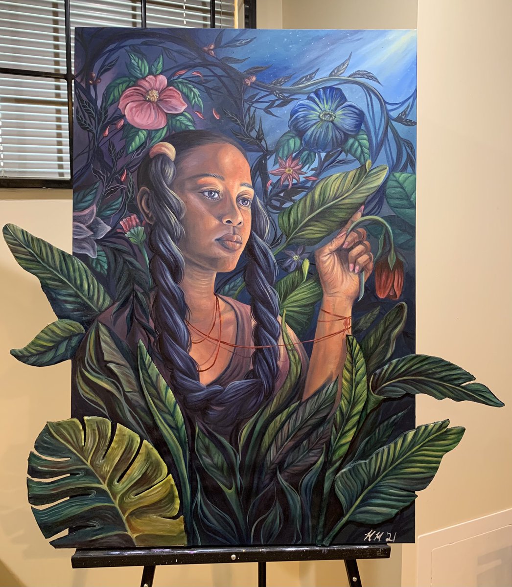 Happy 1 year to the painting that rebloomed my love for making art. I think this will always hold such a deep place in my heart when I realized art has no real rules