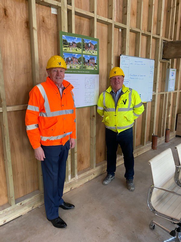 Visited Green Skills Construction Village who benefit from Town Bid Funding what a project Using local supply chains helping youngsters through apprenticeship & forging relationships with SME builders @northernregen @ScarboroughMy @TheScarboroNews @ScarboroCouncil @YNYLEP #Towns