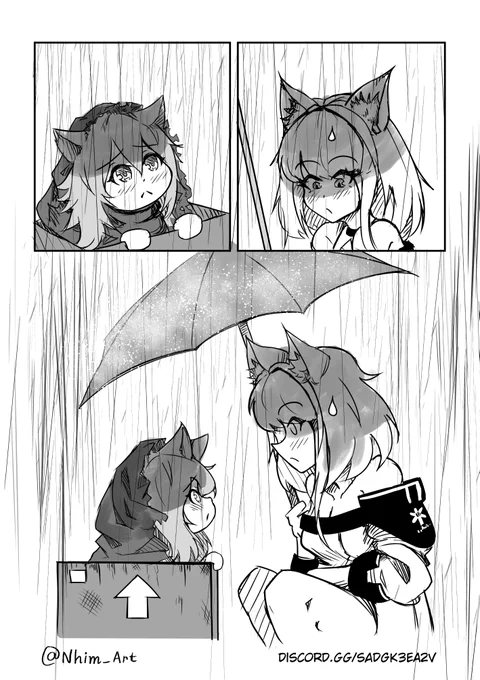 Kal'tsit and Red first meeting.

#Arknights #アークナイツ #明日方舟 #명일방주 