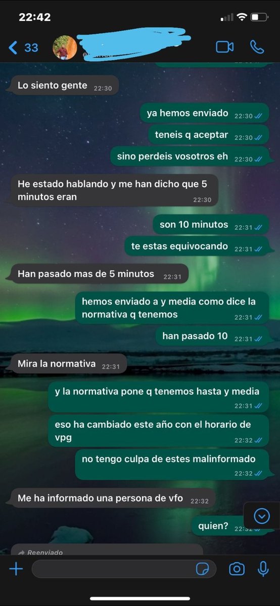 Jugamos el martes y mandamos un correo con las pruebas. El miércoles nos llega un correo que nos dan el partido. El jueves miramos la web y le dan el partido a ellos. Seguimos sin respuesta de porq les han dado los 3 puntos. Ya no son los 3 puntos  es el trabajo que hay detrás.