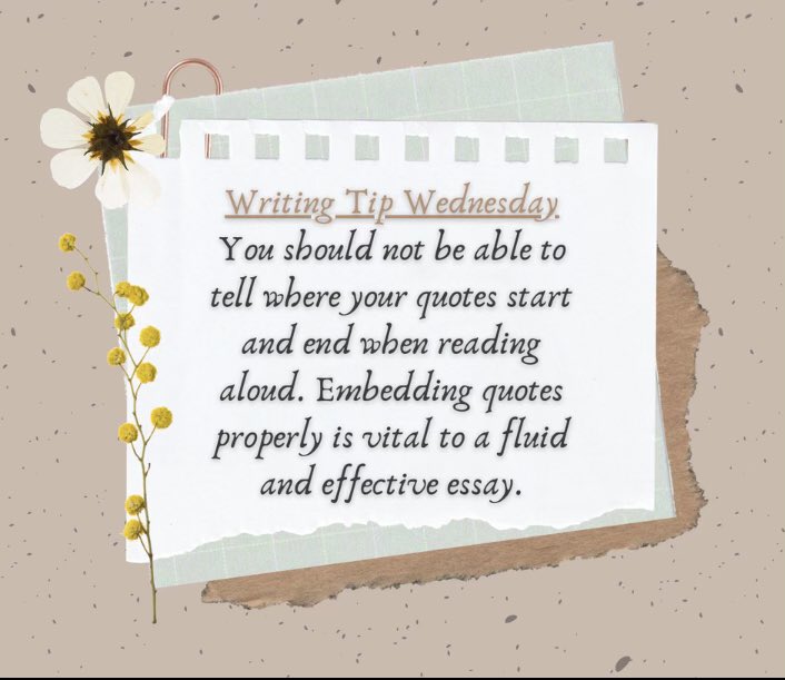 When you need to include evidence, here’s a tip from Dallas: #WritingTipWednesday