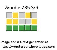 #Wordle235 3/6