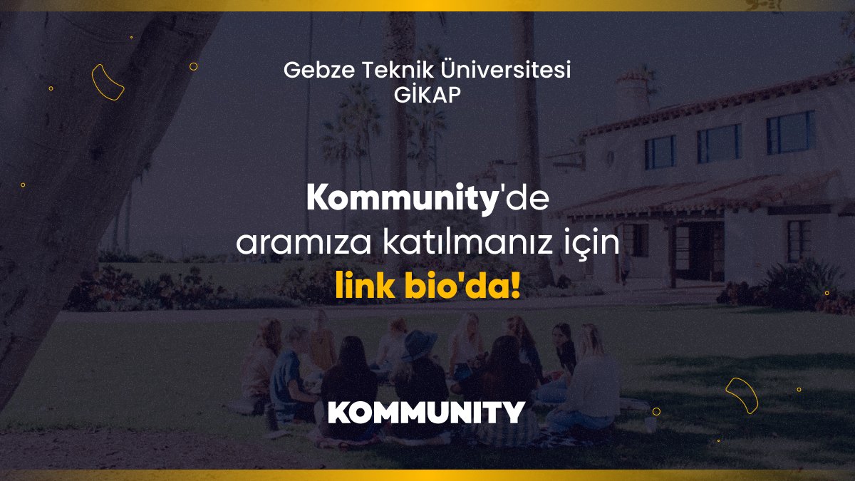 gikapgtu's tweet photo. Artık biz de Kommunity'deyiz 🤩

Bio'daki linkten Kommunity'de aramıza katılabilirsiniz!

#gtu #gikap #girisimcilik #kariyer #kariyerplanlama #kommunity https://t.co/Xzz0twQcEb