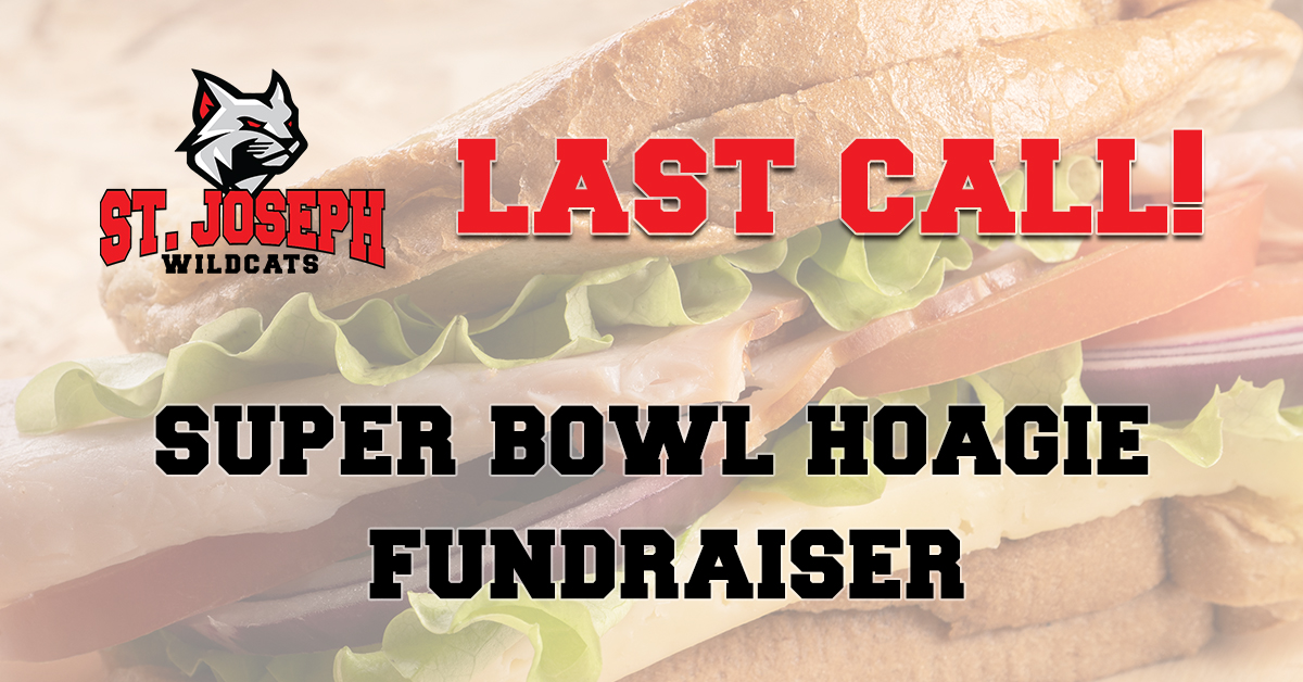 Don't miss out! The deadline for Super Bowl Sunday hoagie orders is TODAY! Hoagies are only $9.00. Take your pick from roast beef, turkey, or Italian. Trays are also available (serves 8 to 10 people) for $59.00.
Click here for details &amp; order form: bit.ly/3KPQDyI.