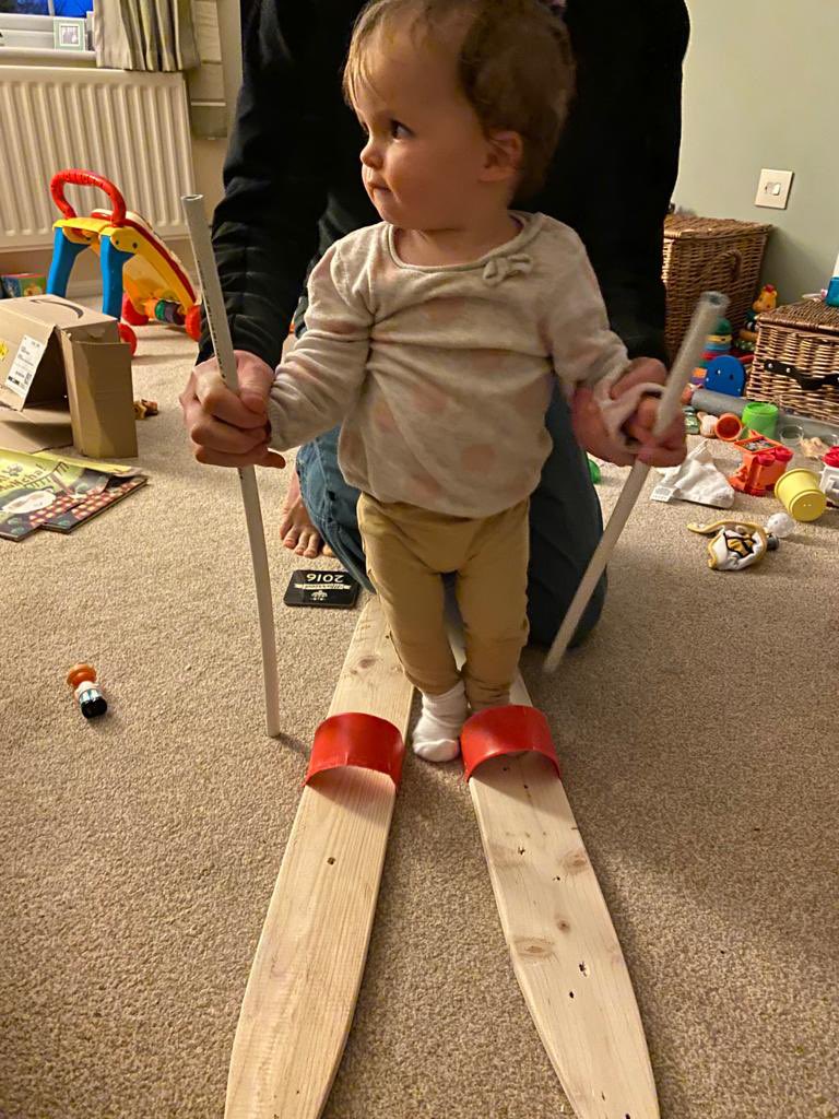 My adorable niece is ready for a <a href="/TeamGB/">Team GB</a> call up! <a href="/BBCSport/">BBC Sport</a> <a href="/LizYarnold/">Lizzy Yarnold</a> <a href="/clarebalding/">Clare Balding 💙</a> #WinterOlympics #bbcolympics