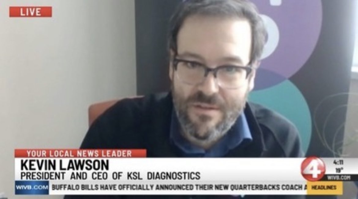 GYCvegas's tweet photo. Last week, Kevin Lawson, President/CEO of @ksldx, spoke with @news4buffalo about their newest #drivethru #COVID #testingsite at Buffalo’s @waldengalleria – making it safer for staff & patients when getting tested. Check out the interview at https://t.co/YDJ9Wvbn8w. https://t.co/uhew4SpUqw