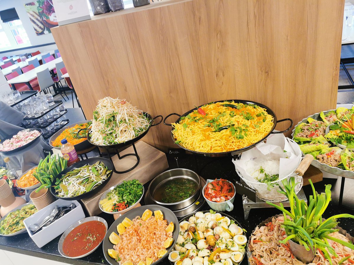 waynepittaway's tweet image. Wow what a busy day @Gatewaysschool but totally worth it.
Ramen station on centre island today made my @jackie66622121.
So much positive feedback.
A great theme for me to guide the team on how to set up a counter to company standards @OliCullers
@HolroydHowe.