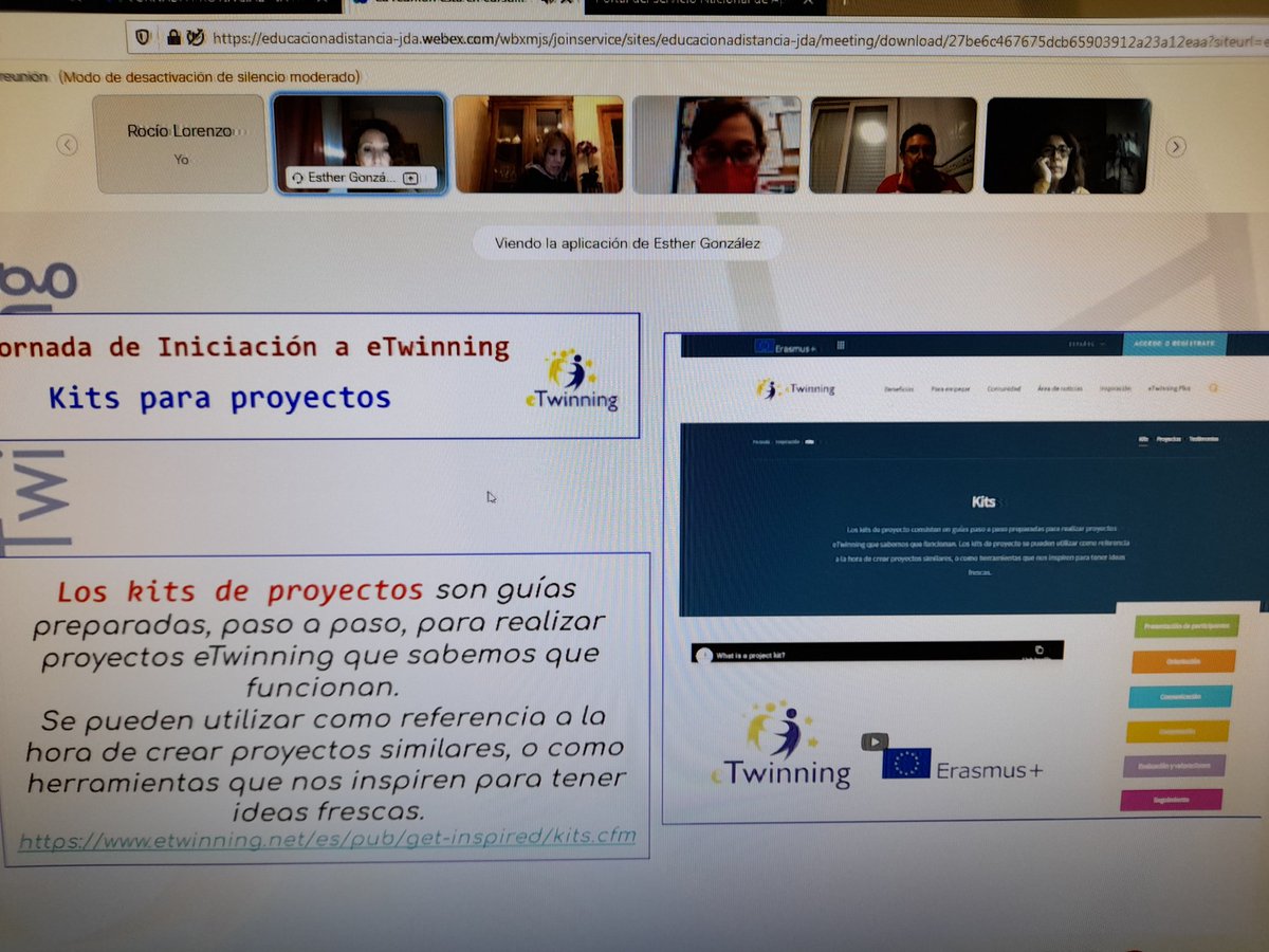 Jornadas de Iniciación de #etwinning de la provincia de Granda. Cierra la primera jornada nuestra compañera <a href="/esthergongue/">Esther González Guerrero🌱</a> con los kits de proyecto. <a href="/cepbaza/">CEP de Baza</a>
