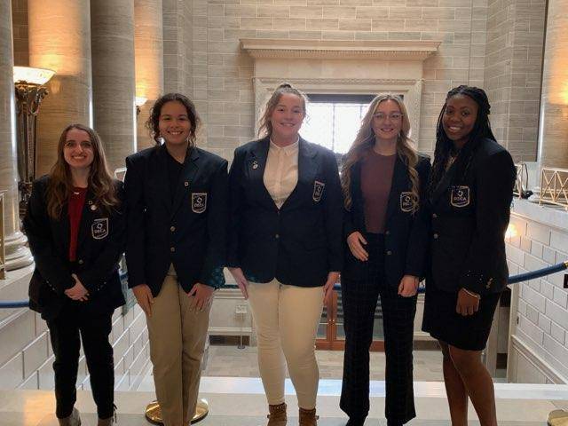 BTEC_DECA's tweet photo. We are at CTE Legislative Day at the Missouri State Capital today with BTEC SkillsUSA, Boonville FFA and FBLA. We met our State representatives and told our stories of how important CTE is to us. #BTECProud #CTEMonth #MaxMomentum https://t.co/KaZv178gGu