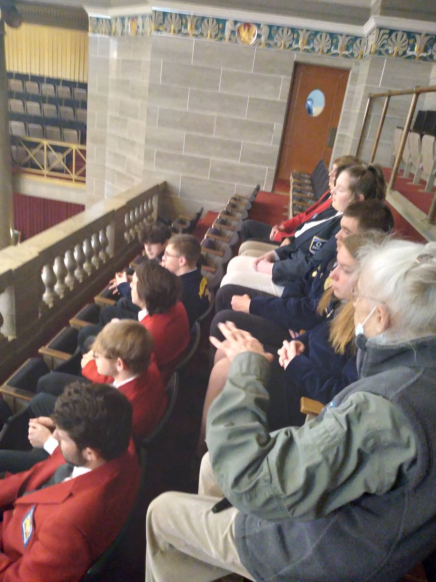 BTEC_DECA's tweet photo. We are at CTE Legislative Day at the Missouri State Capital today with BTEC SkillsUSA, Boonville FFA and FBLA. We met our State representatives and told our stories of how important CTE is to us. #BTECProud #CTEMonth #MaxMomentum https://t.co/KaZv178gGu
