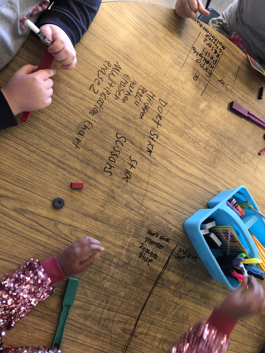 MsLanes3rdgrade's tweet photo. Exploring with magnets today in science. It’s been so long since we could do experiments 😁 https://t.co/o3hzUx7QVa