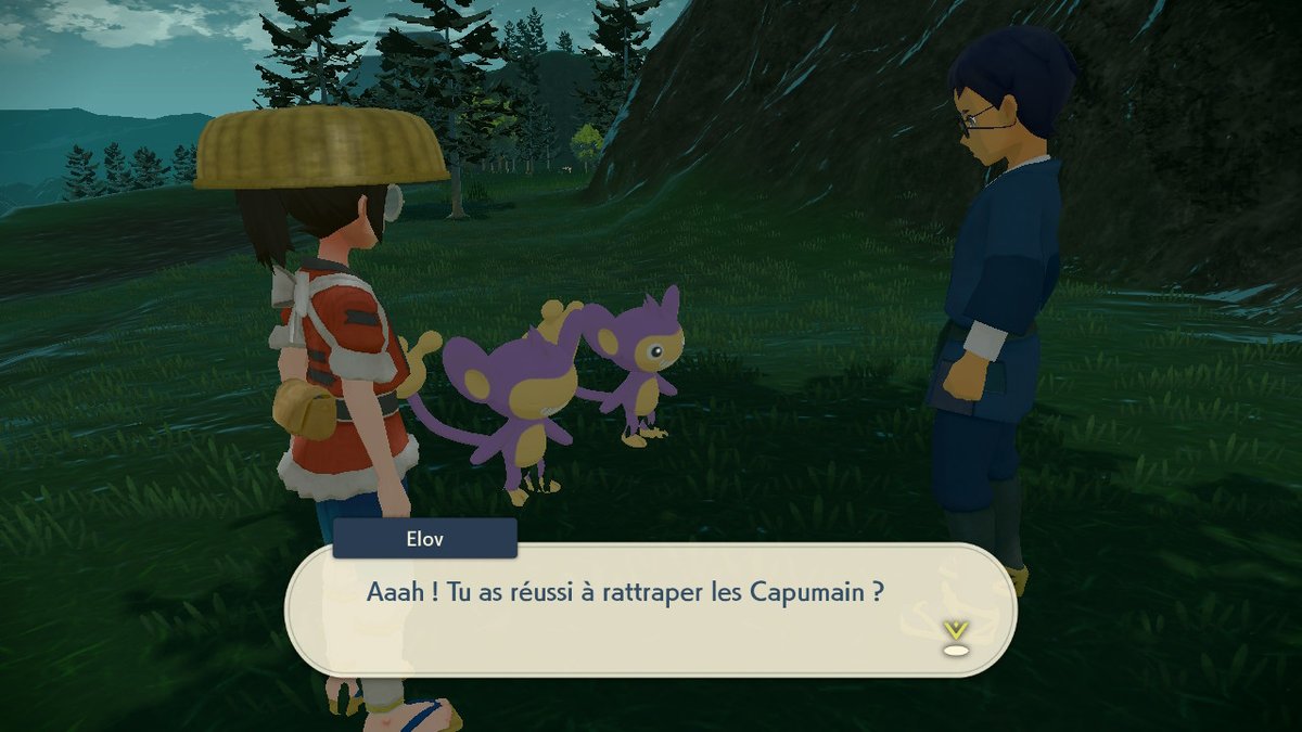 ktouktou's tweet photo. ÉVIDEMMENT TU ME PRENDS POUR QUI !? JE SUIS LE MONARCHE DES #CAPUMAIN #LegendesPokemonArceus #NintendoSwitch https://t.co/opDmk35NJd