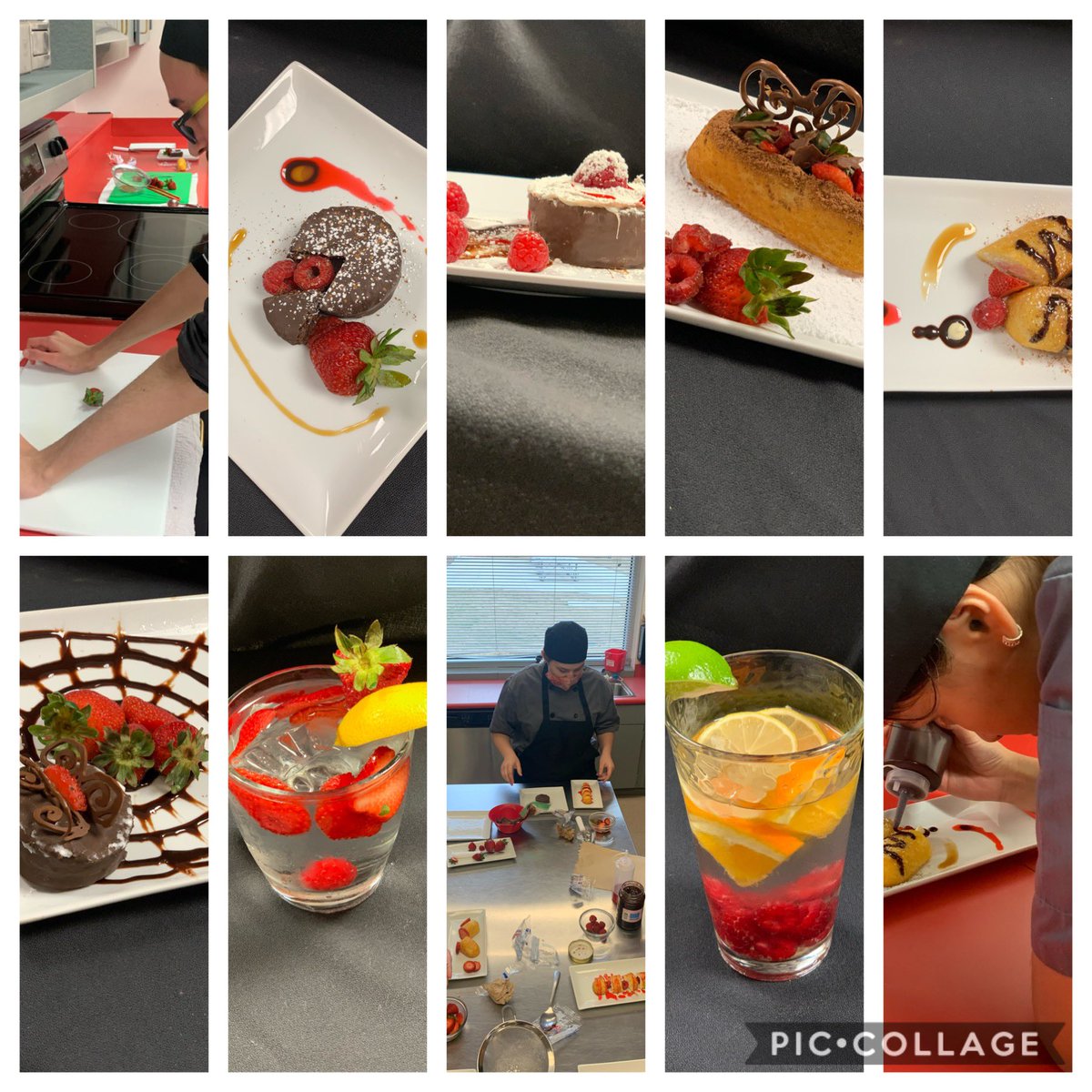 SHSHospTour's tweet photo. Last week Culinary Arts students focused on plating and food photography! Look at their great work! @SplendoraISD @SplendoraHigh @SplendoraCTE https://t.co/pRvz6MJCYT