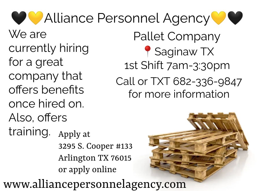 AgencyPersonnel's tweet photo. Let's get it! Who's ready? Apply online or in person. #explorepage #saginawtx #Jobs #Career #JobSeekers #Texas https://t.co/dRqUIR9mTP