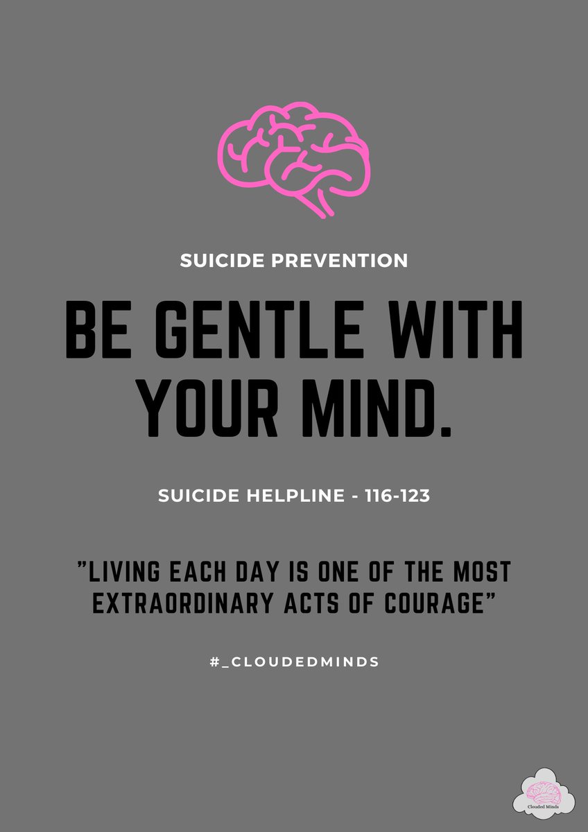 _CloudedMinds's tweet photo. “Living each day is one of the most extraordinary acts of courage” #CloudedMinds #ClearYourMind #ClearTheFog #SuicidePrevention #YouAreNotAlone https://t.co/Nd0hSY2xQj