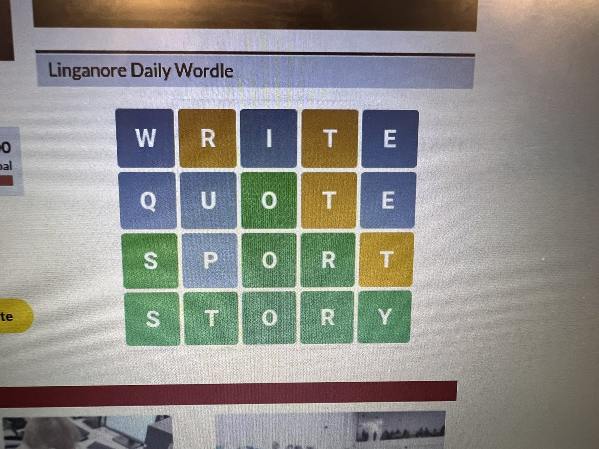 LHSJournalism's tweet photo. Do you love wordle? Well we do! And we challenge you to do our brand new daily wordle on our website! We will be posting a new wordle every weekday at noon! ✍️🖊 https://t.co/wJDQDJxtCS