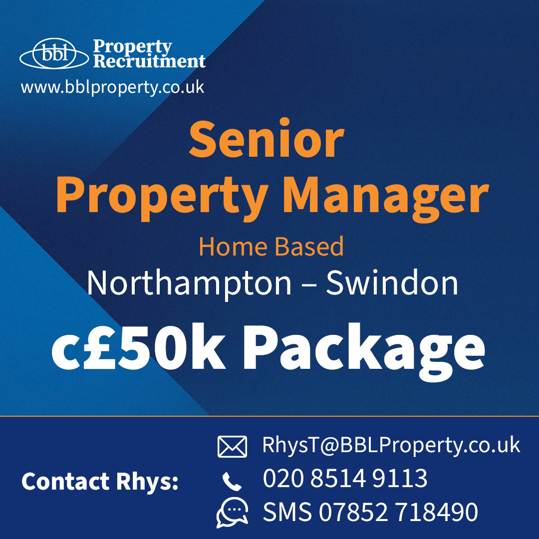 BBL Recruitment (@bblproperty) on Twitter photo Senior Property Manager - Northampton - Swindon - c£50k
⭐ENQUIRE NOW⭐
If you’d like to improve your work/life balance, please get in touch with our senior recruitment consultant Rhys:
📧 RhysT@bblproperty.co.uk
📞 0208 514 9113
#bblproperty #propertymanager #homebased Senior Property Manager - Northampton - Swindon - c£50k
⭐ENQUIRE NOW⭐
If you’d like to improve your work/life balance, please get in touch with our senior recruitment consultant Rhys:
📧 RhysT@bblproperty.co.uk
📞 0208 514 9113
#bblproperty #propertymanager #homebased