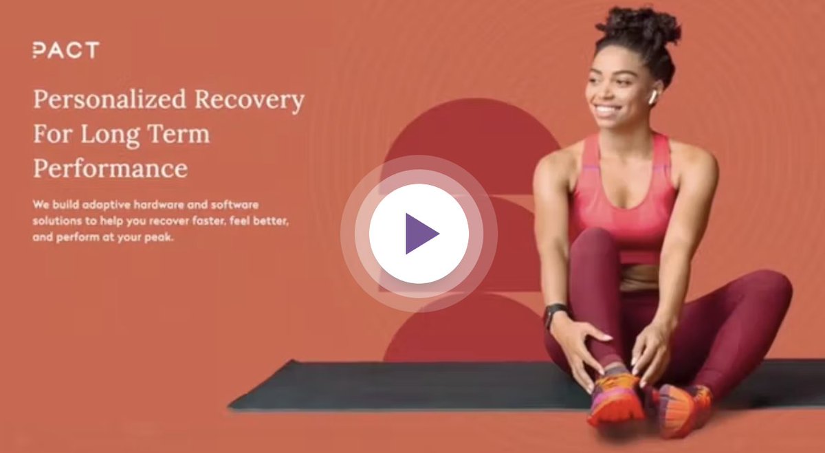 WATCH. Meet Bridget Hunter-Jones, Founder/CEO of <a href="/PactSocial/">The Pact</a>, a company developing tech solutions to improve muscle recovery for athletes. Bridget shares how the product appeals to both elite and casual athletes, and the company’s ask from AV's community: av-funds.com/34Kfx2b