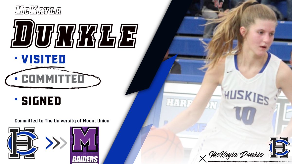HC_GirlsBB's tweet photo. Congratulations to Senior McKayla Dunkle (@dunklemm) for committing to The University of Mount Union to further her academic/basketball career. 

We are extremely proud of you and thankful for your dedication to our program. #Family #RoleModel

@hcathletics99 @MountUnionWbb https://t.co/MtqOp00lrA