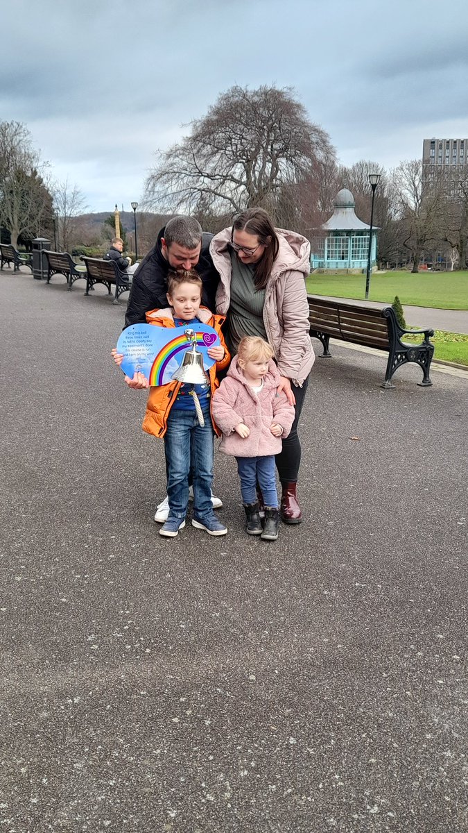 eotbuk's tweet photo. Congratulations to 8 year old James who rang the bell yesterday after completing his treatment for ALL π₯³
#celebratingmilestones https://t.co/lh76j3KKMN