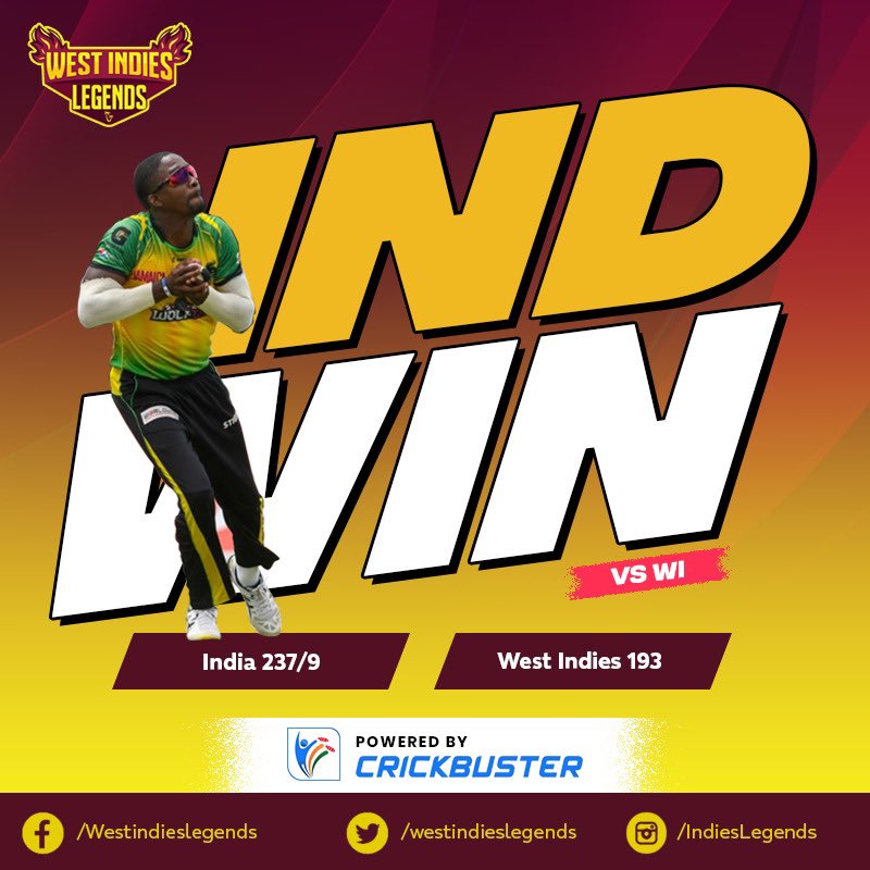 India lead Series 2-0. Good effort by Shamarh Brooks 44(64)😎

#INDvWI #IndvsWI #FiWiTallawahs #Crickbuster #MenInMaroon #CPl22 #orangearmy