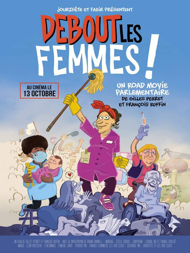 Cinéthé cet après-midi à la Mouche @st_genis_laval avec la projection d'un film militant sur les métiers du #prendresoin. Beaucoup d'émotion. Nos aînées sont ressorties le point levé 😉 ! #deboutlesfemmes @BrunoBonnellOff @Francois_Ruffin @aicha_bezzayer