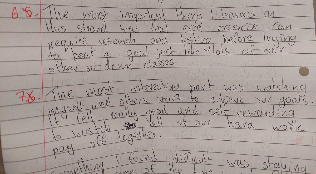 RossWallace_'s tweet photo. It's brilliant to see our students strongly value and appreciate the PE CBA learning experience. Students planned, implemented &amp; evaluated a PA programme while monitoring their own fitness. https://t.co/hzIkw6uq2I