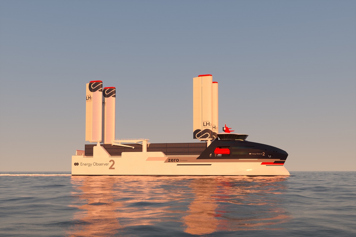 hydrogenfuelnew's tweet photo. The marine vessel was designed to meet the International Marine Organization... READ More
#emissionfreeship #EnergyObserver #globalCO2emissions #H2cargoship #hydrogenpoweredcargovessel #hydrogenpoweredship #Maritimedecarbonization #OneOceanSummit2022
https://t.co/utHU9suvr8 https://t.co/q0aVEF0v7w