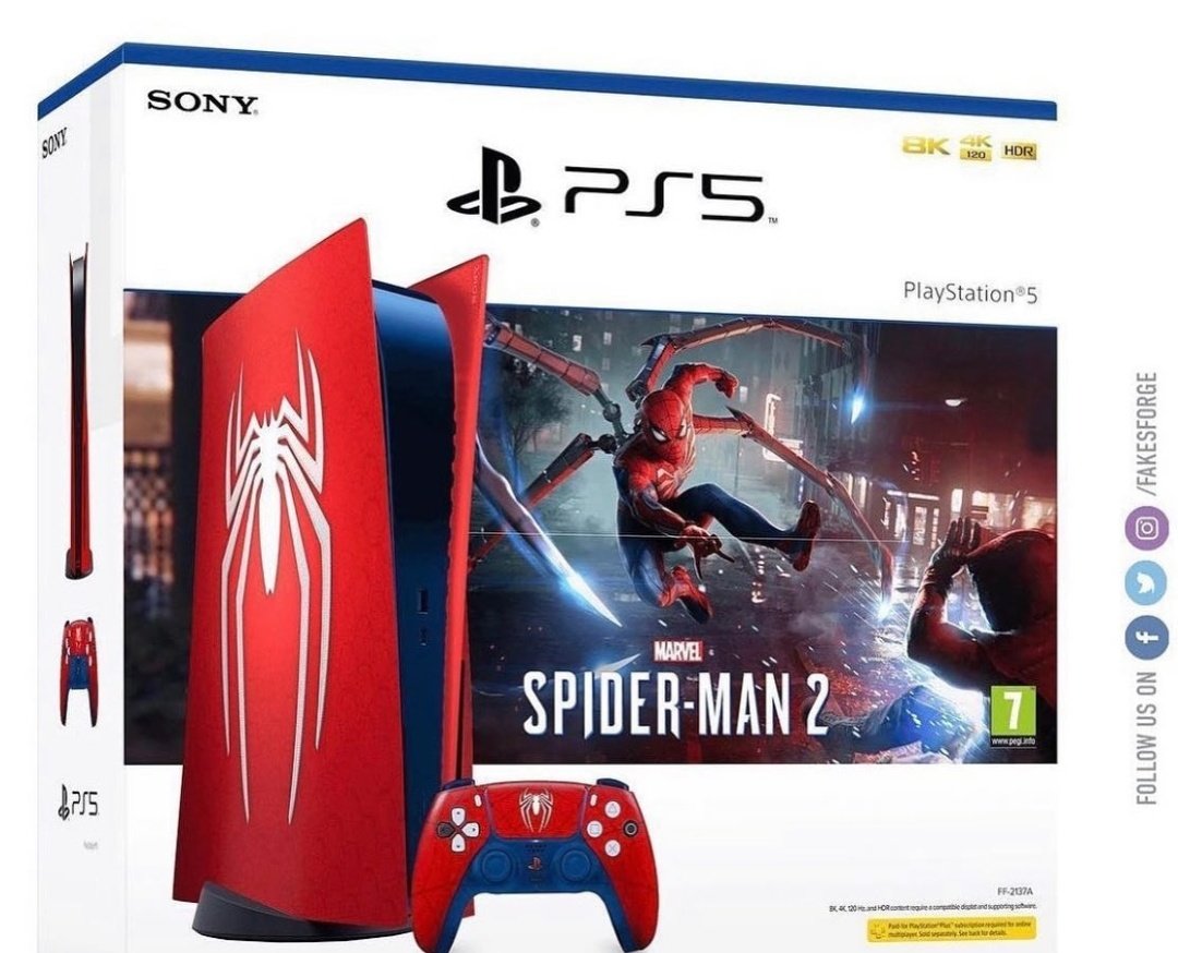 RT @LeMondeDePSX: PS5 custom Spider-Man ! https://t.co/nhYZL6FrLa