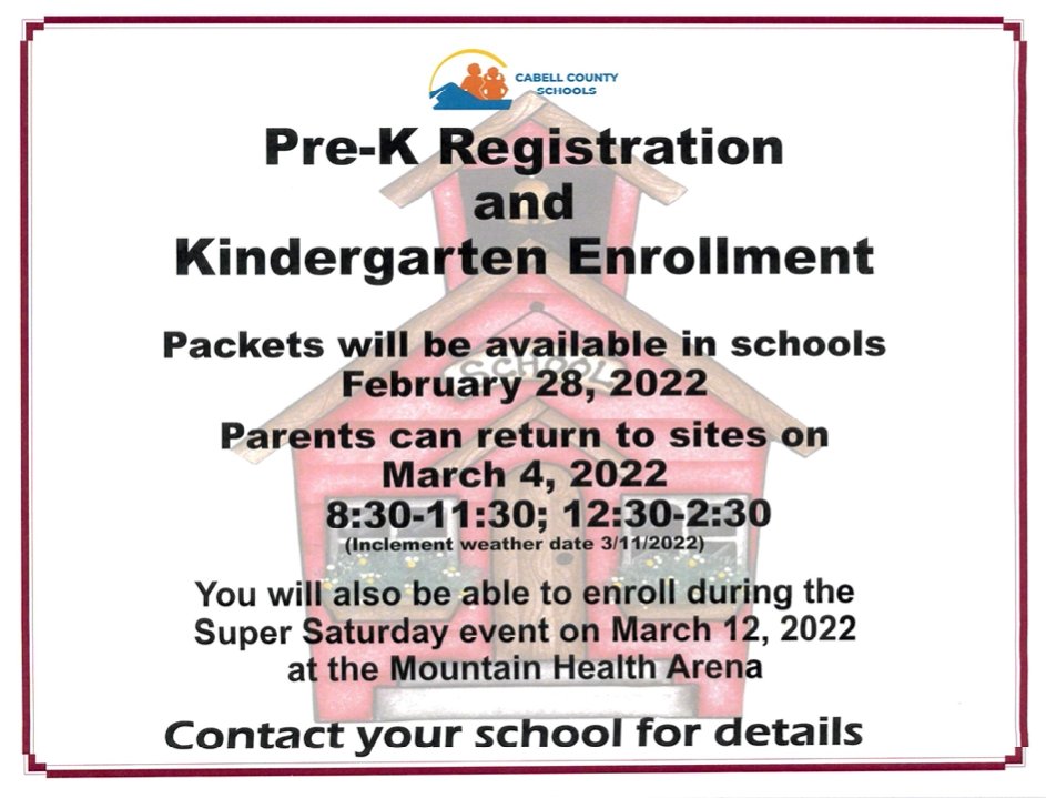 elementary_rock's tweet photo. Attention Incoming Preschool and Kindergarten Parents! https://t.co/flmemgQCUF