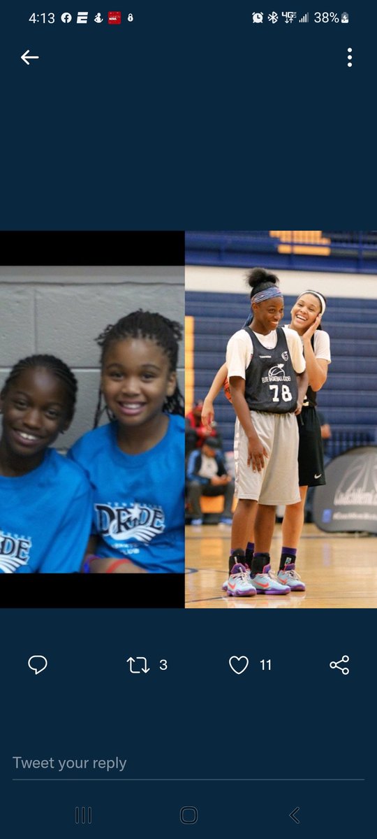 my_3_daughters's tweet photo. Senior Night!!! vs Florida Thurs 2/24...tip at 5:30! If you can, make plans to come out and support @BruhhNaeNae and @jodyforever3 ....been playin together since 4th grade....and they understood the assignment! 🏀⚓️⬇️🏀💪 🖤💛 https://t.co/3X6FpdY8TE