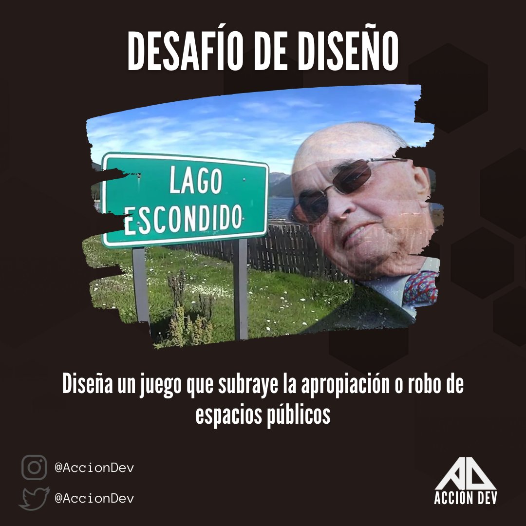 AccionDev's tweet image. Por #malvinas o por #LagoEscondido, siempre hay una mano extranjera tocándole el culo a nuestra soberanía nacional. Y como este, hay cientos de atropellos que ocurren en todas las latitudes latinoamericanas.

Te invitamos a pensar juegos que exploren conflictos de soberanía: