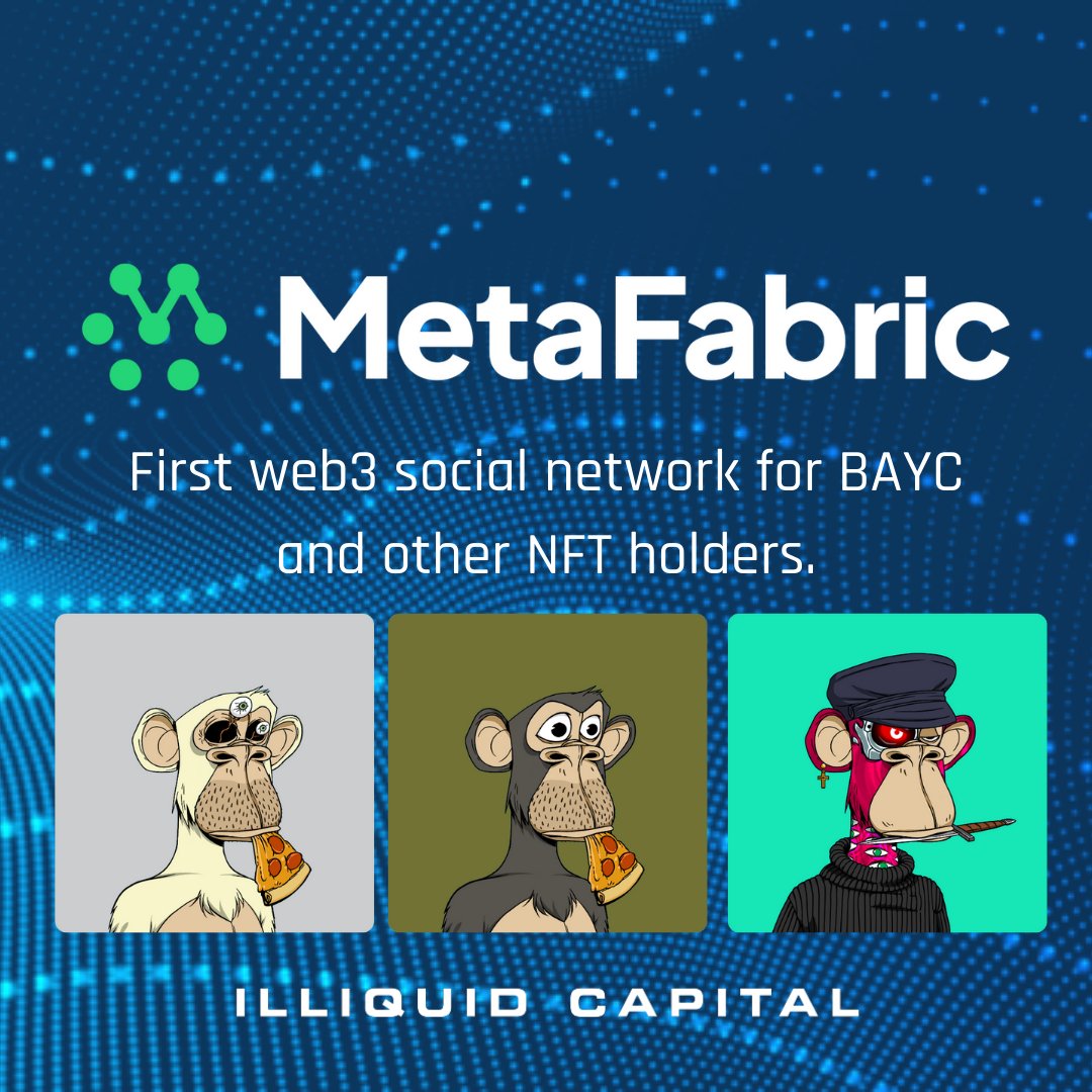 weareilliquid's tweet photo. Another IC exclusive we hosted an AMA panel discussion yesterday with the co-founders of @meta_fabric. It was their first AMA outside of the @BoredApeYC community. What better community to interact with than the #1 alfa discord out there! Always educating - Always Printing ETH https://t.co/RxFbBcXx0o