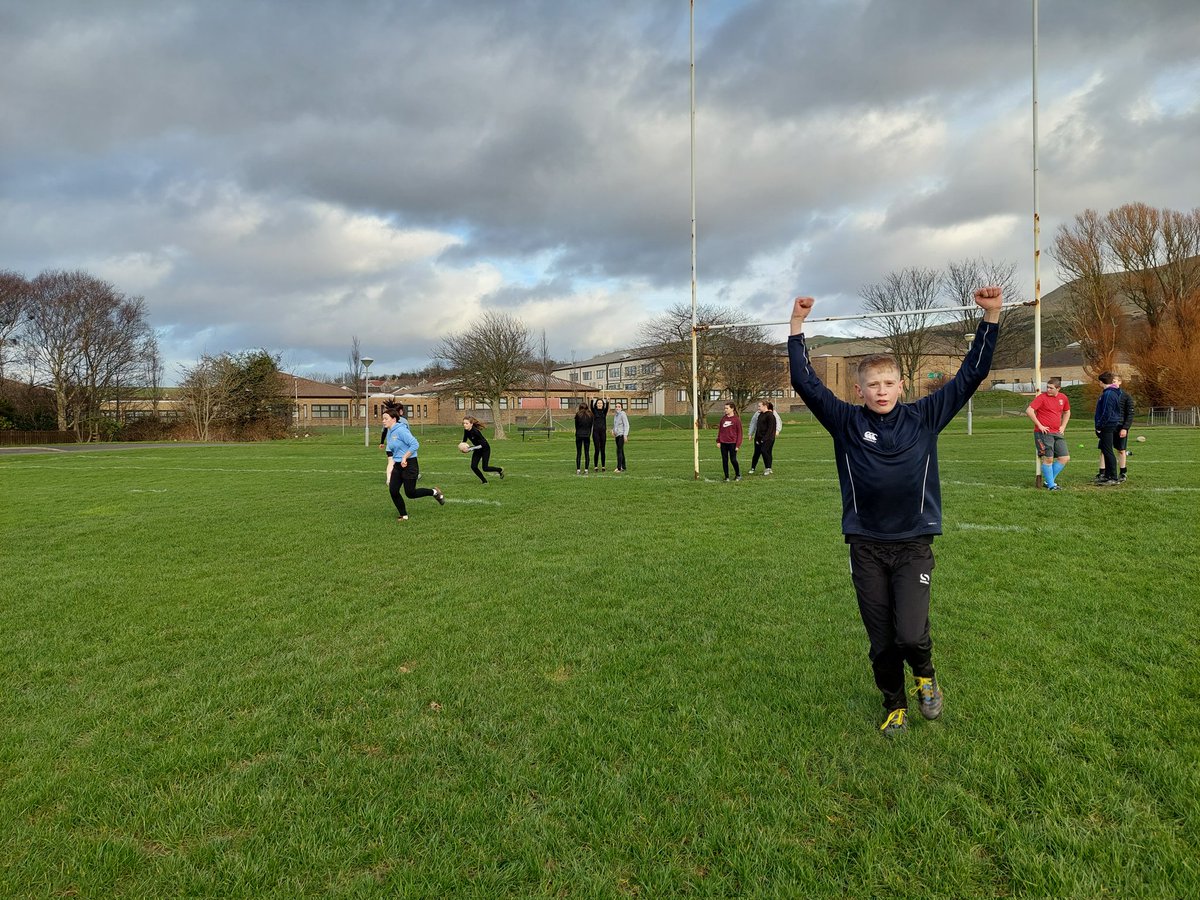 GirvanAcRugby's tweet photo. Great to be back on the (very muddy) pitch with Girvan Academy Rugby training going full force ahead after a few weeks off. All welcome, brand new or experienced players. #growthegame #girlsrugby #rugby https://t.co/IfhjpZCi0b