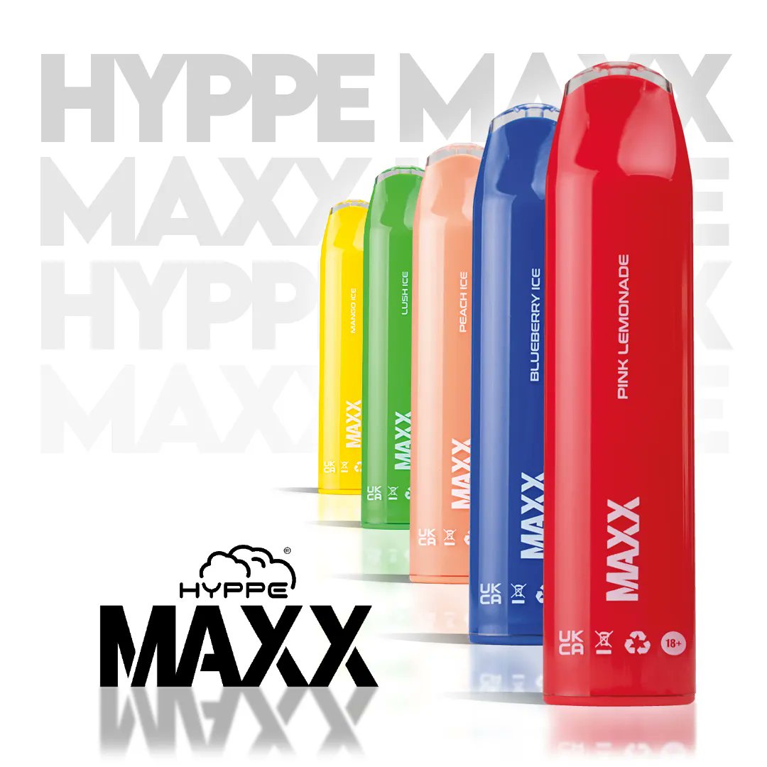 vaped4u's tweet photo. Hyppe Maxx Disposables 🌈 See what all the 'hype' is about 😉

Now only £1.50 🔥

Shop now: https://t.co/1aYOorQEhp

#vape #vaped4u #vapes #vaping #vapescotland #glasgow #hyppevapes #fruityvapes #v4u https://t.co/EKqSvdA1ez