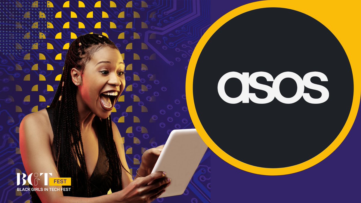 blckgirlsintech's tweet image. Catch @ASOS at the tech fest ☺️🙌🏾