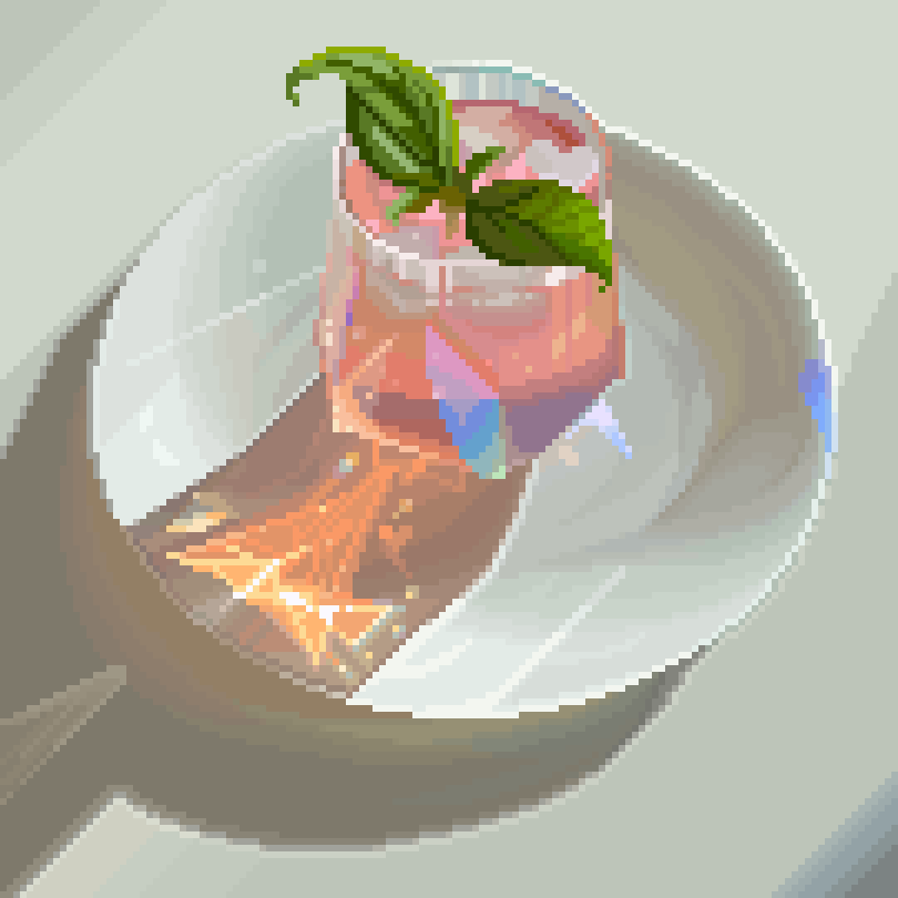 made a fresh drink 🌿✨