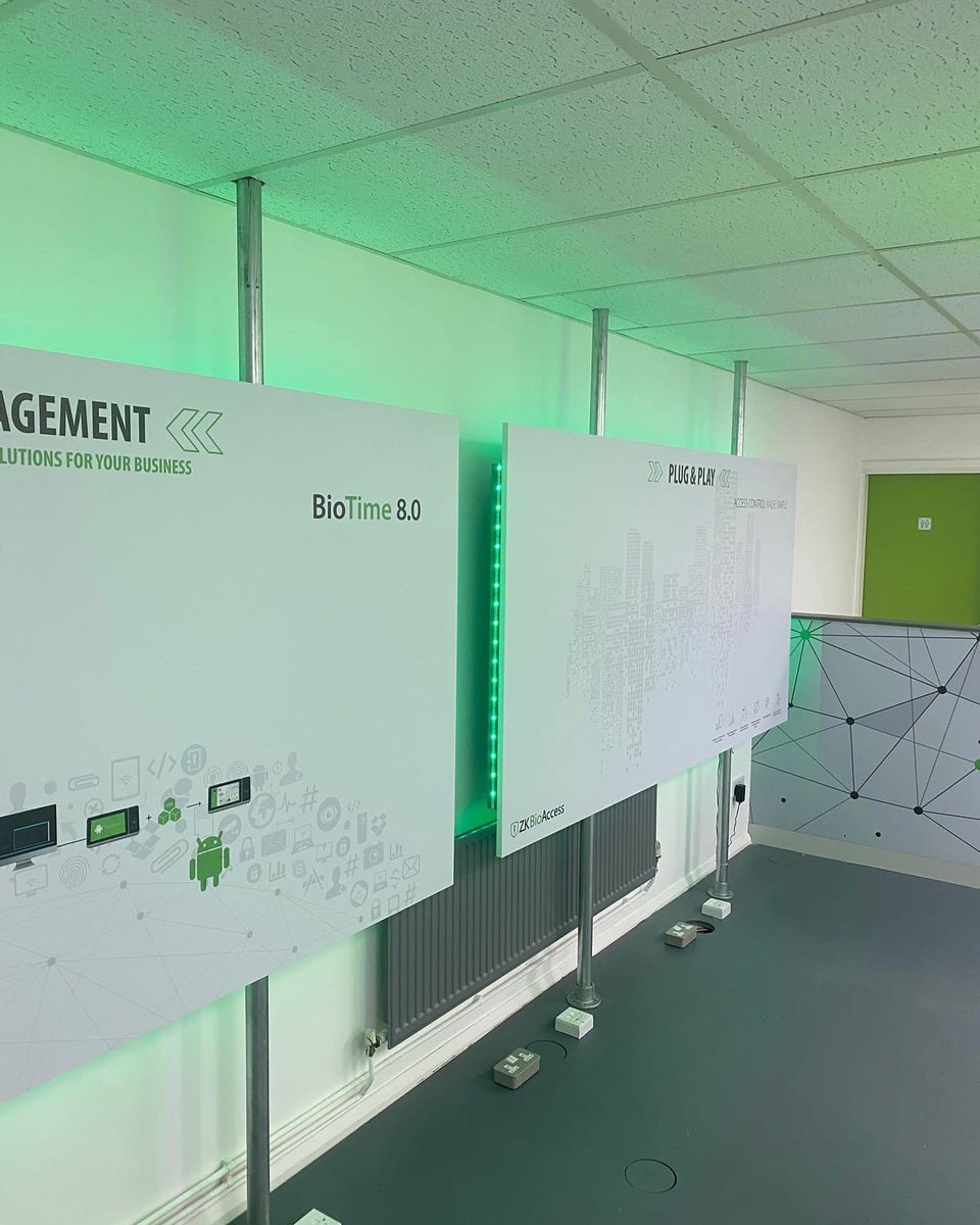 city_sign's tweet photo. Doing what we do best for @ZKTeco_Europe - creative signage with some added WOW π― #LEDsignage #internalgraphics #internalsignage https://t.co/qUnRqzajxl