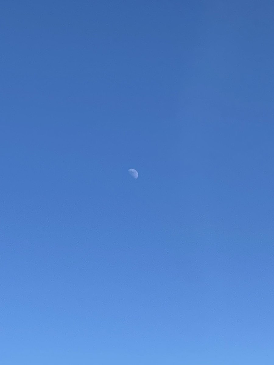 corcoran_mark's tweet photo. @7News  @jreineron7 @PeteNBCBoston pretty cool pic of the moon over Eastie on this really clear day https://t.co/PbS4QjkAAS