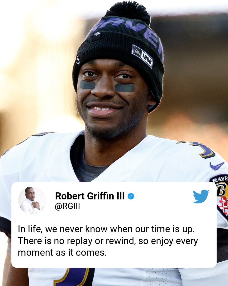 ESPNNFL's tweet photo. Wise words from @RGIII ❤️ https://t.co/rjMgJOYE31