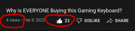 binarian10101's tweet photo. @LinusTech you guys have THE BEST like-to-view ratio I've ever seen! https://t.co/6iE30BmbKD