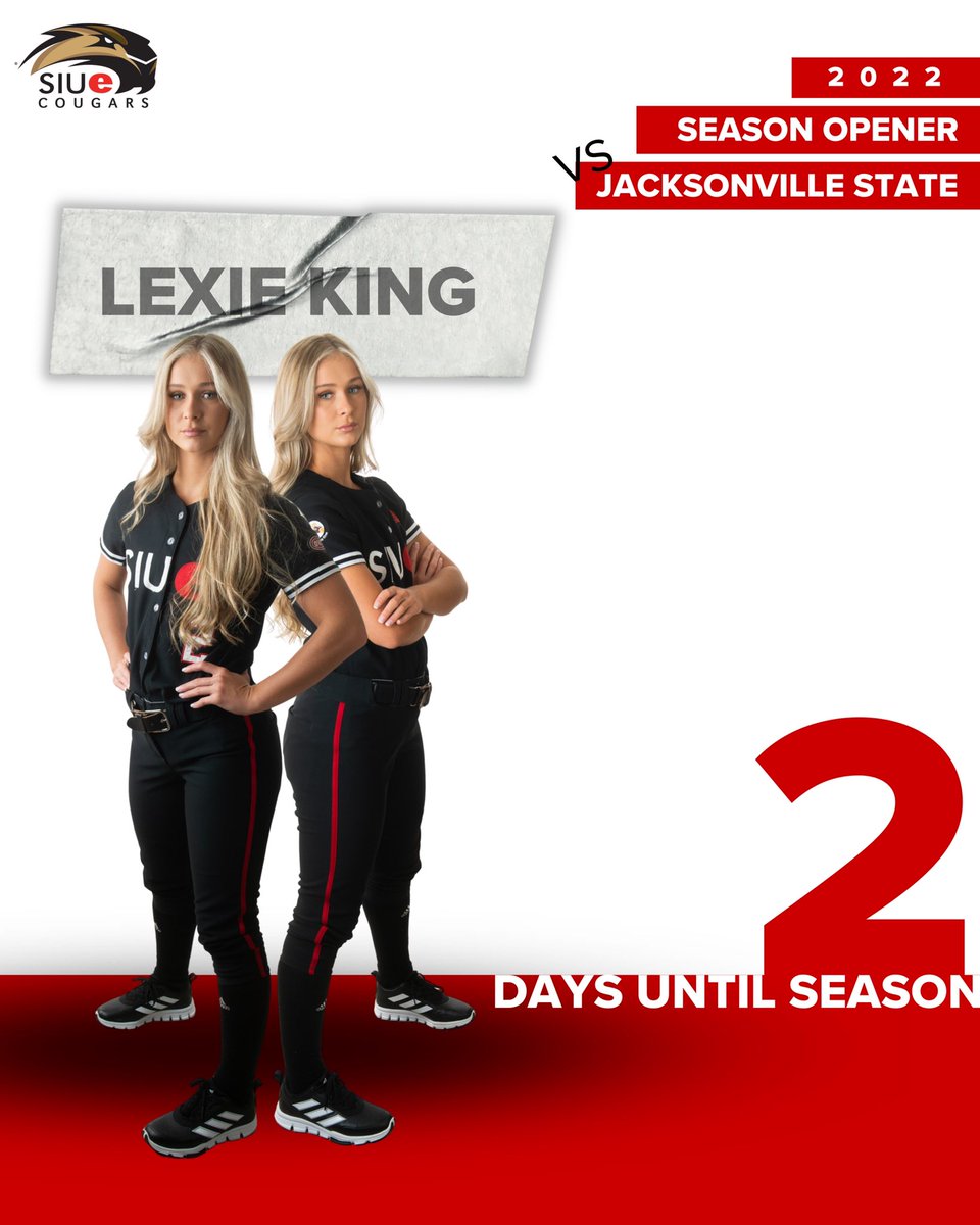 SIUESB's tweet photo. 2 more days until opening day! #siuecougars #siuesoftball https://t.co/aLTFY6anSv