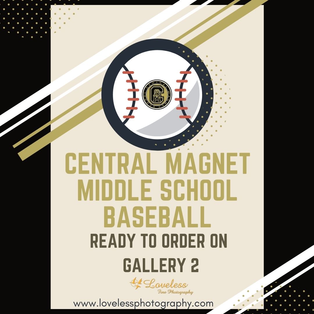 Central Magnet Middle School Baseball is online and ready to order in Gallery 2! 

…less-fine-photography.hhimagehost.com/V2/ProofPlanV2…