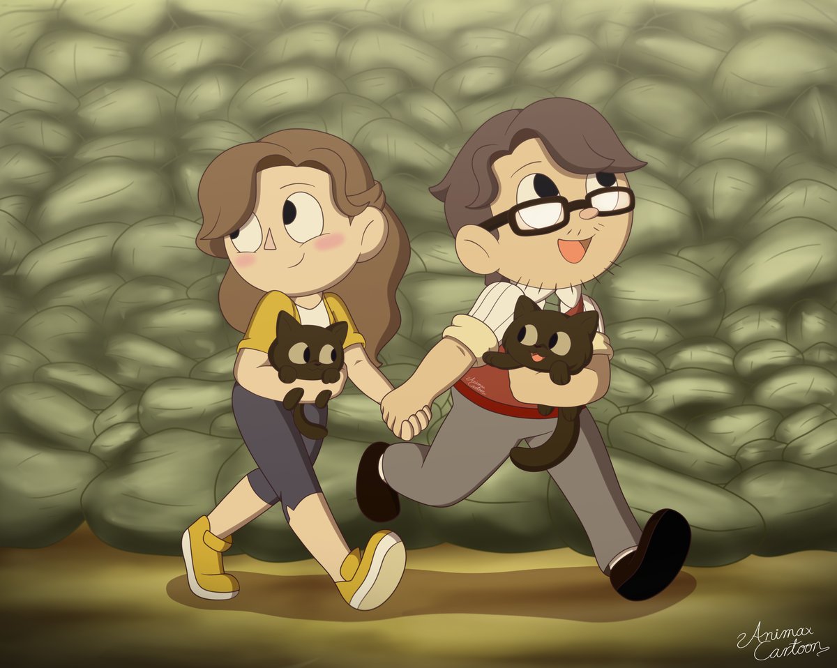 Ms_Ice_Cream's tweet image. 💗VALENTINE'S COMMISSION TO @ContentlyF 💗
Thank you so much for commissioning me!
With the "Over the garden wall" style!