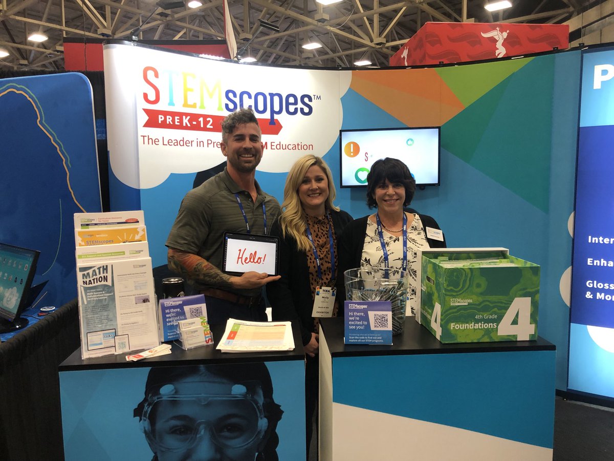 heidiflorcruz's tweet photo. #TCEA2022 is happening now! Stop by to see ⁦@MollySTEMscope1⁩  and the rest of us - we’re here all day and would love to show you why @Stemscopes is the leader in STEM education! https://t.co/a6kj21D9r6