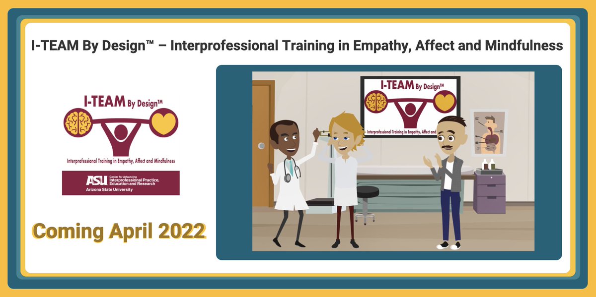 asucaiper's tweet photo. Where else but #ITEAMByDesign will you learn about (and be celebrated for) your innate #interpersonal & #interprofessional connectivity & why this is important to #teambasedcare~
Check it out⬇️
https://t.co/1Krp0b04oX
@macyfoundation @asunursing @ASUEmbeddedness @ASUResearch https://t.co/vPUY8hxNTt