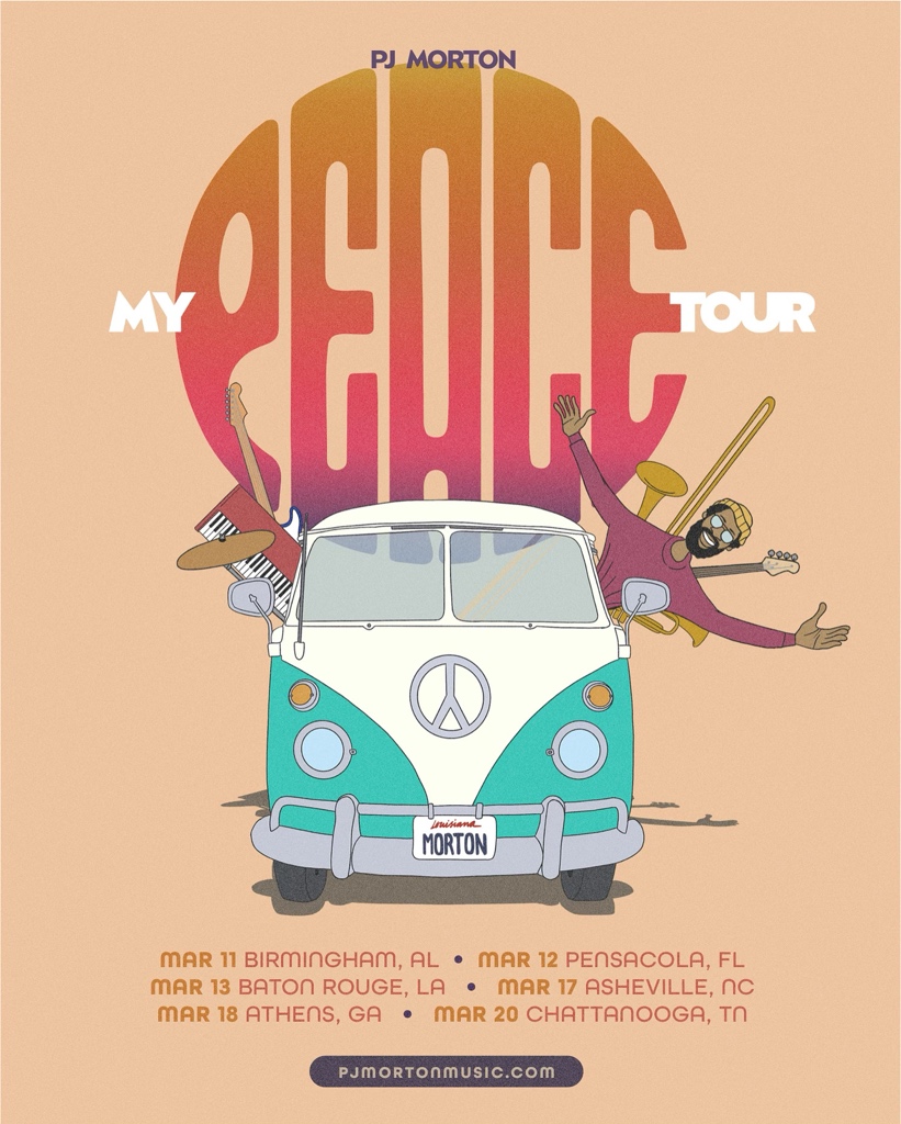PJMORTON's tweet photo. #MYPEACETOUR ☮️✌🏾🚌 🤗😱!! Tickets go on sale THIS FRIDAY 2/11!! 
https://t.co/wVwsnwFoeA for tix We haven’t toured in over 2 years!! 😩 To start, I wanted to hit some places that we have NEVER played!! Or we haven’t played much.. see you sooon!! #LIVESHOWKILLA #WATCHTHESUN https://t.co/JajLdWRdE8