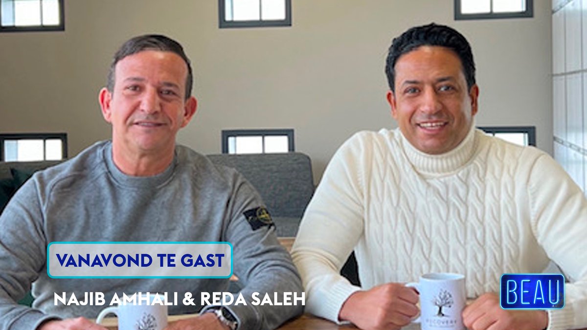 RTL Talkshow (@rtltalkshow) on Twitter photo Cabaretier <a href="/Amhali/">Najib Amhali</a> en verslavingsdeskundige Reda Saleh waren allebei jarenlang zwaar verslaafd aan drank, drugs en gokken. Nu hebben ze hun eigen verslavingskliniek Ʃn lanceren ze morgen een podcast waarmee ze het taboe op verslaving willen doorbreken. #BEAU Cabaretier <a href="/Amhali/">Najib Amhali</a> en verslavingsdeskundige Reda Saleh waren allebei jarenlang zwaar verslaafd aan drank, drugs en gokken. Nu hebben ze hun eigen verslavingskliniek Ʃn lanceren ze morgen een podcast waarmee ze het taboe op verslaving willen doorbreken. #BEAU