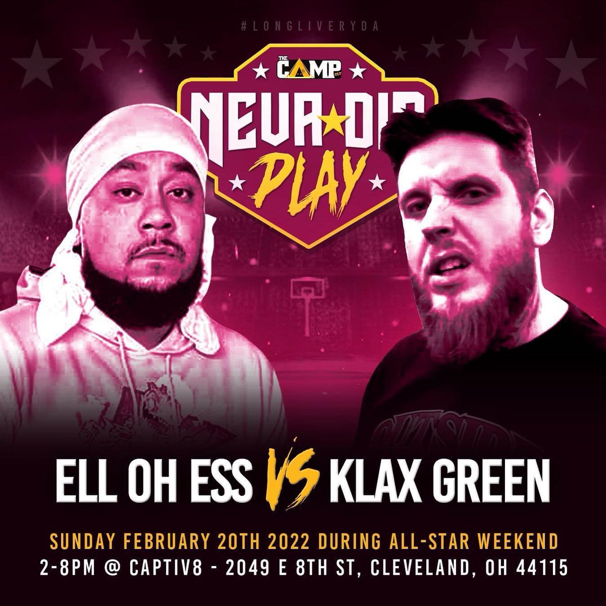 MidwestMediaOBR's tweet photo. @FonzHTC just announced a crazy matchup between Michigan’s @Klaxaveli and Ohio’s @ell_oh 

#TheCamp 🏕 https://t.co/b8Mf8J0zIy